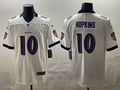 Men's Baltimore Ravens DeAndre Hopkins #10 White Player Game Jersey
