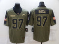 Men's Los Angeles Chargers Joey Bosa Brown Game Jersey