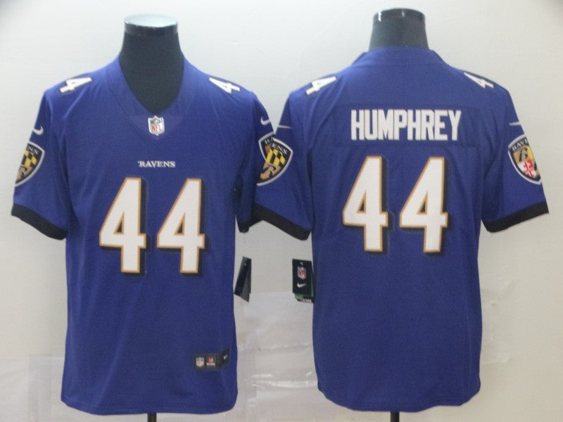 Men's Baltimore Ravens Marlon Humphrey #44 Purple Game Player Jersey1