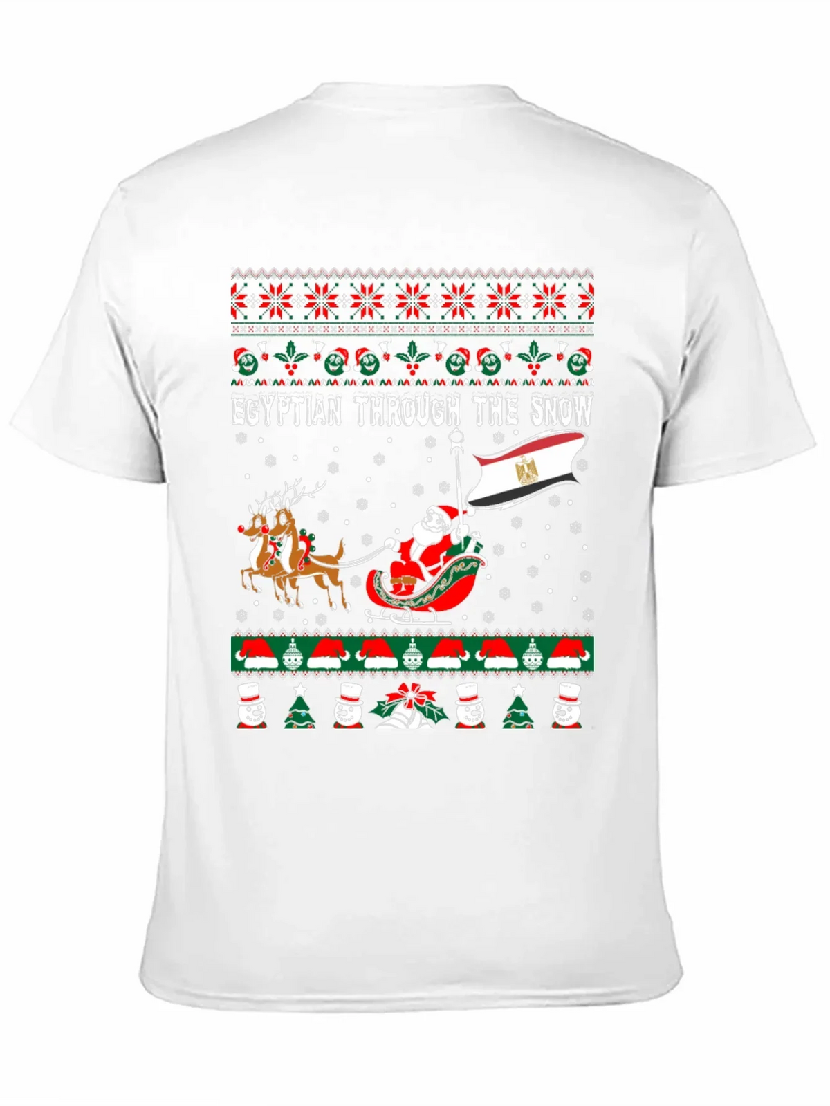 Egyptian Through the Snow Christmas T-Shirt