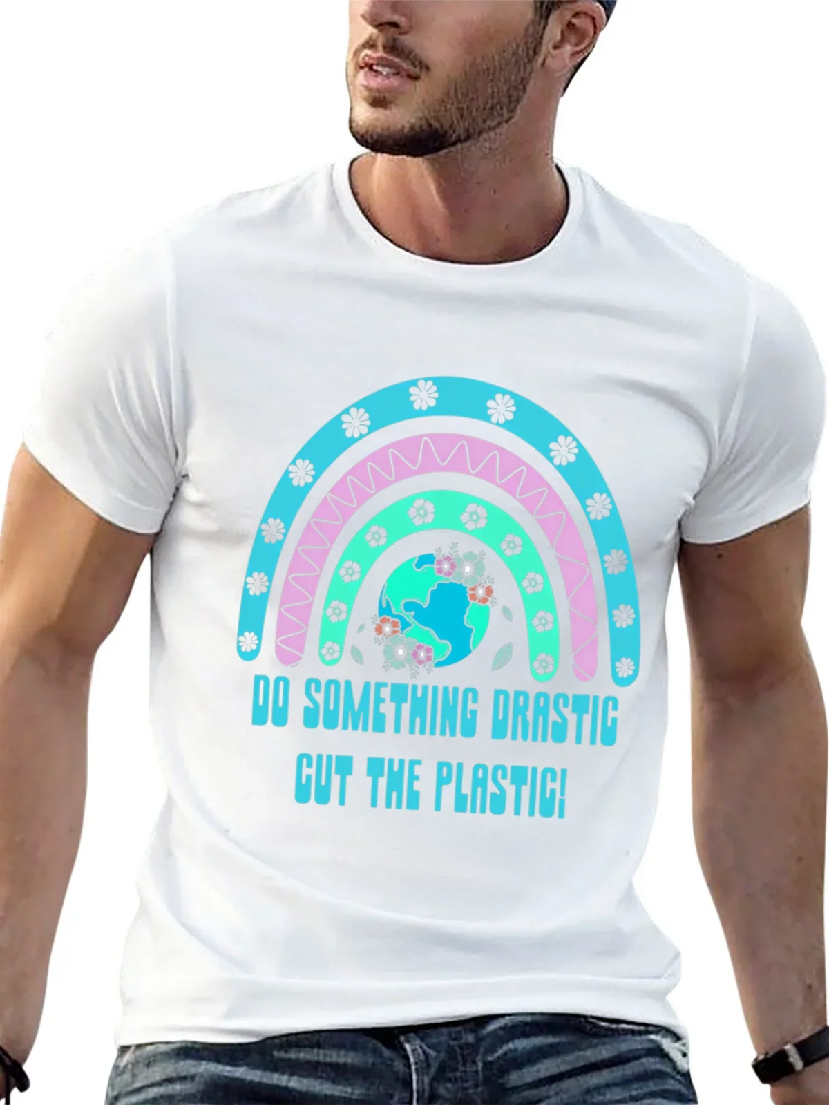 Eco-Friendly Do Something Drastic Graphic Tee