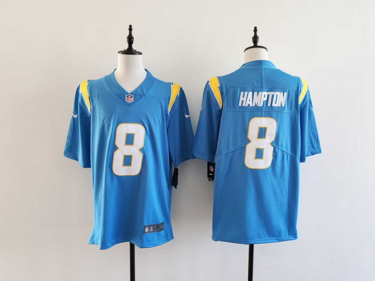 Men's San Diego Chargers Omarion Hampton Jersey#8