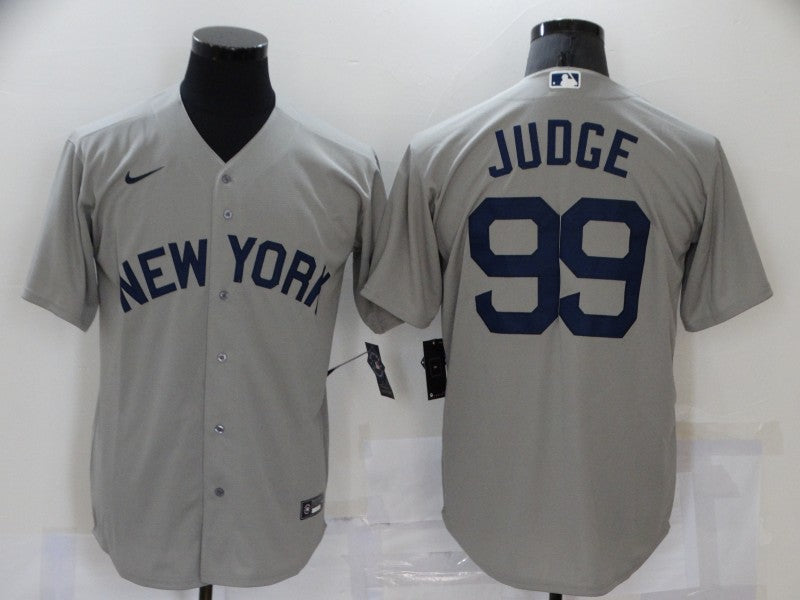 Men's New York Yankees Aaron Judge Gray Replica Player Jersey