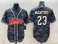 Men's San Francisco 49ers Christian McCaffrey Grey Camouflage Game Jersey Joint Edition