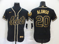 Men's New York Mets Pete Alonso Black Stitched Jersey