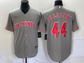 Men's Cincinnati Reds Elly De La Cruz Gray Alternate Replica Jersey