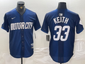 Men's Detroit Tigers Colt Keith Navy 2024 City Connect Limited Jersey