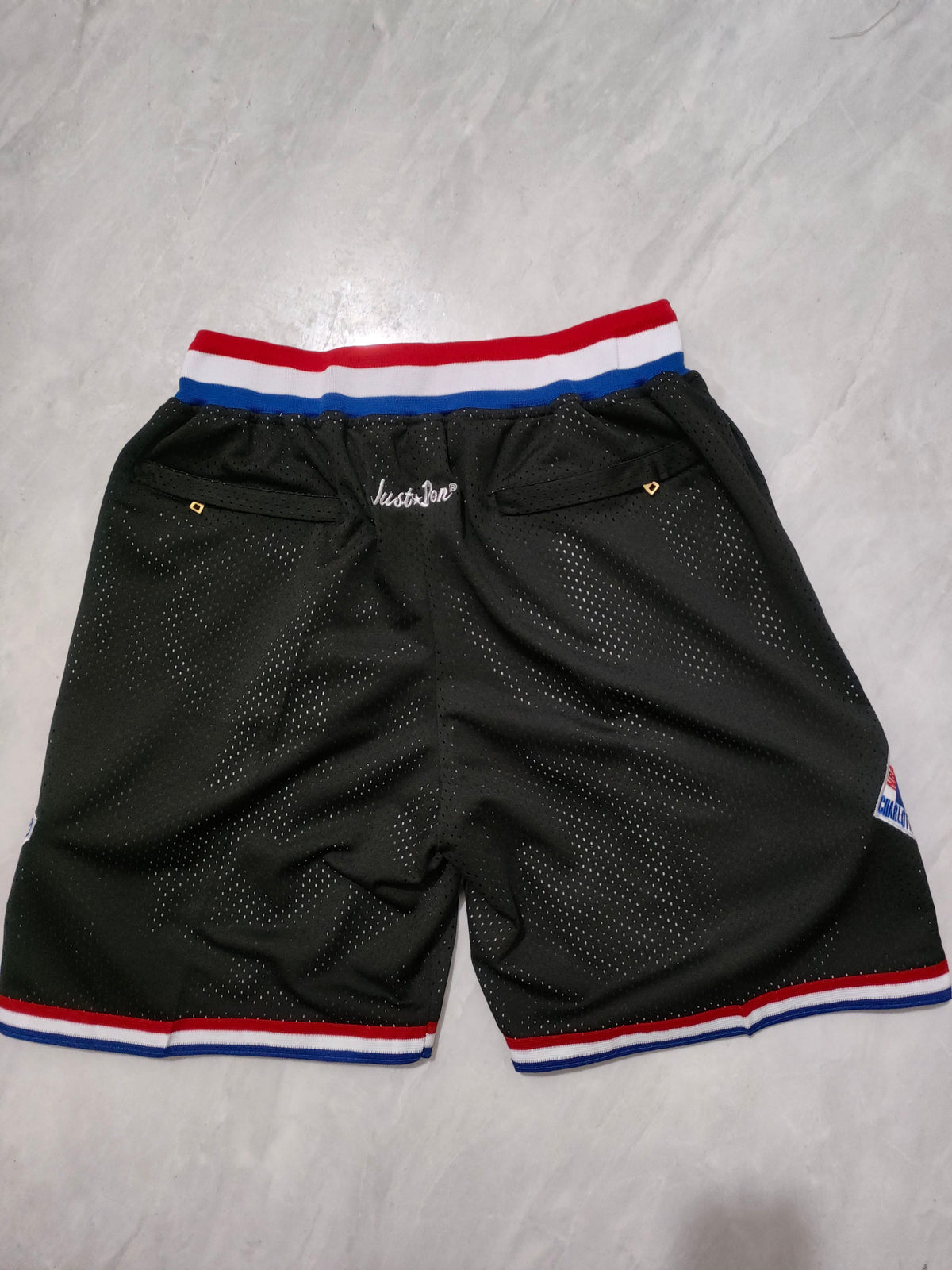 JUST DON All Star Black  Pocket Shorts