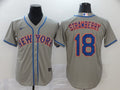 Men's New York Mets Darryl Strawberry Gray Replica Baseball Jersey