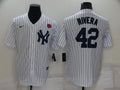 Men's New York Yankees Mariano Rivera White Replica Player Jersey
