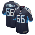 Chris Hubbard Tennessee Titans  Team Game Jersey -  Navy