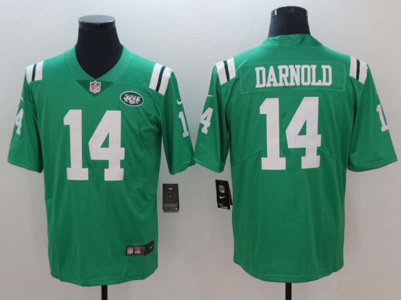 Men's New York Jets Sam Darnold Green Player Game Jersey
