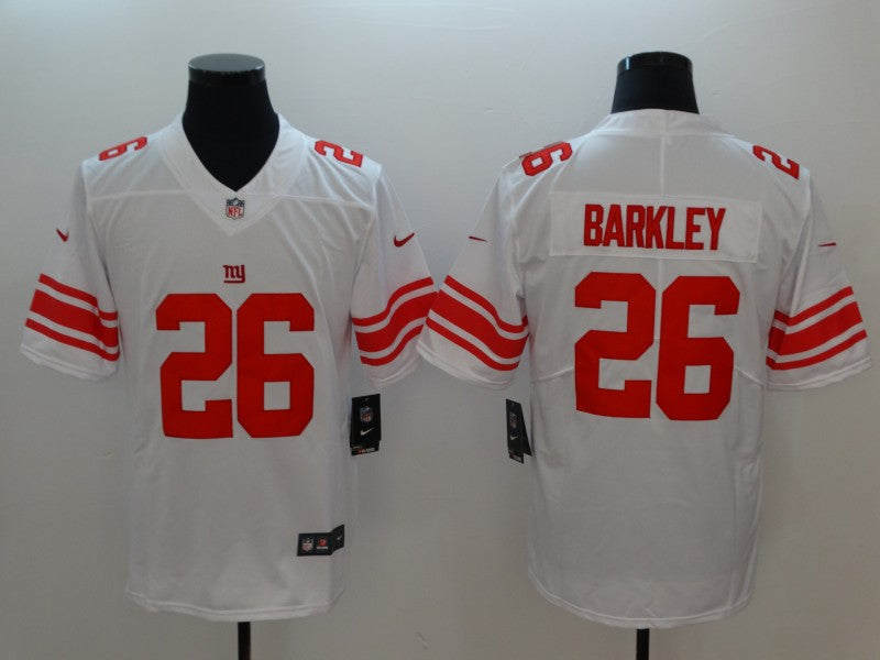 Men's New York Giants Saquon Barkley Jersey White
