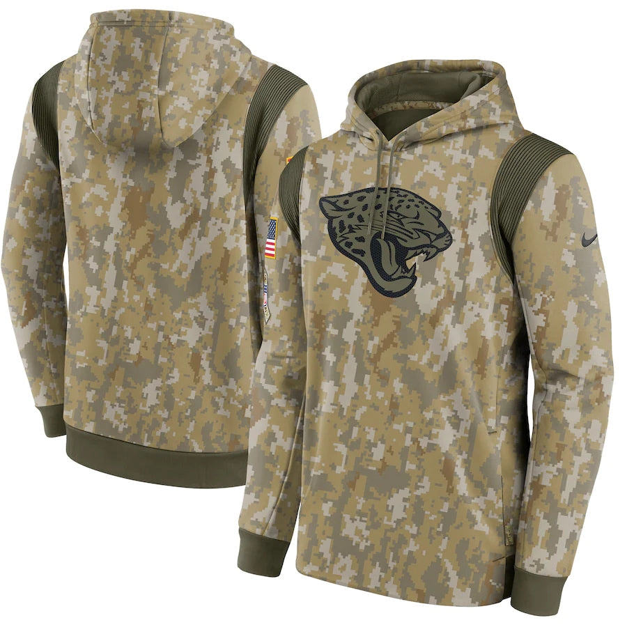 Men's Jacksonville Jaguars  2021 Salute to Service Hoodie1 Camouflage