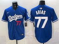 Men's Los Angeles Dodgers Andres Arias Royal Alternate 2 Replica Player Jersey