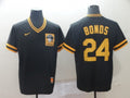 Men's Pittsburgh Pirates Barry Bonds #24 Black Stitched Jersey1