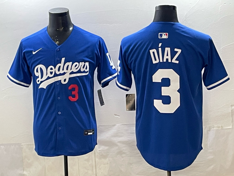 Men's Los Angeles Dodgers Edwin Diaz Royal Alternate 2 Replica Player Jersey