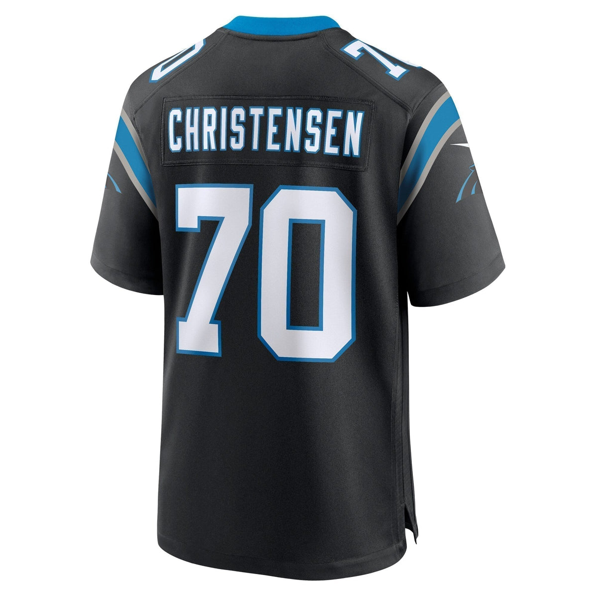 Brady Christensen Carolina Panthers Team Game Jersey - Black