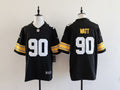 Men's Pittsburgh Steelers T.J. Watt  Jersey -  Black -No team logo