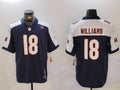 Men's Chicago Bears Caleb Williams Navy Game Jersey