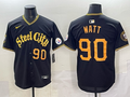 Men's Pittsburgh Steelers T.J. Watt Black Retired Player Jersey