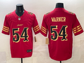 Men's San Francisco 49ers Fred Warner Red 2025 Rivalries Collection Game Jersey