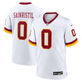 Washington Commanders Mike Sainristil White Game Super Bowl Era Jersey