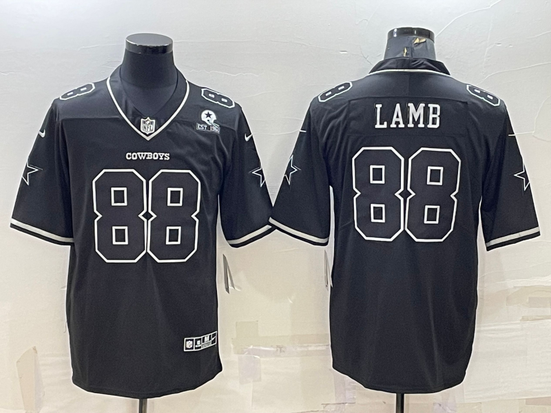 Men's Dallas Cowboys CeeDee Lamb Black Alternate Team Game Jersey