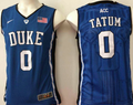Men's Duke Blue Devils Jayson Tatum Blue Player Game Jersey