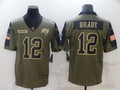 Men's Tampa Bay Buccaneers Tom Brady Brown Game Player Jersey
