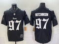 Men's Detroit Lions Aidan Hutchinson #97 Black Alternate Game Jersey