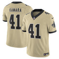 New Orleans Saints Alvin Kamara Gold Alternate Gameday Golds Alternate Vapor F.U.S.E. Limited Jersey