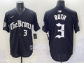 Men's New York Yankees Babe Ruth Black Alternate Limited Player Jersey