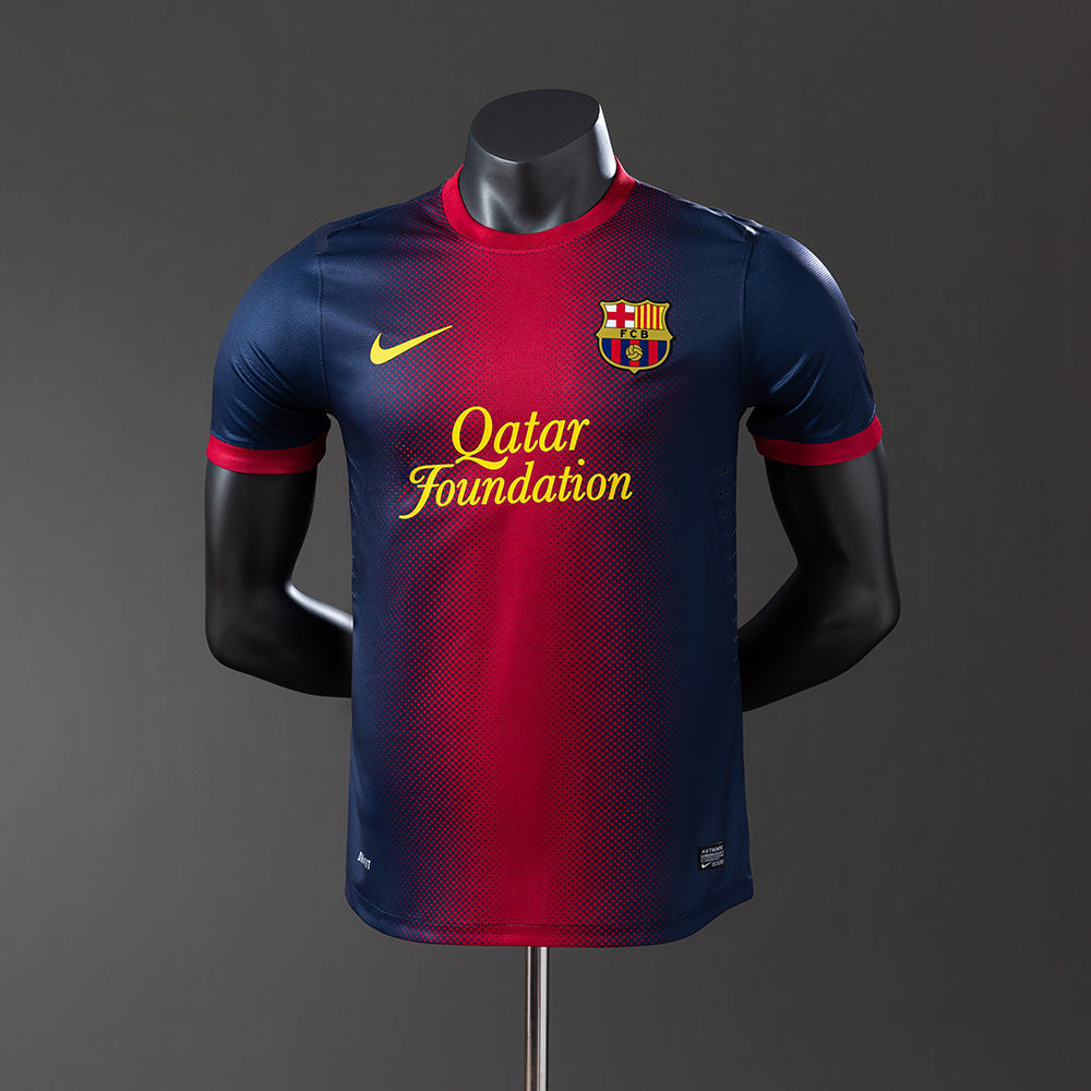 Barcelona 12/13 Home Player Version Retro Jersey