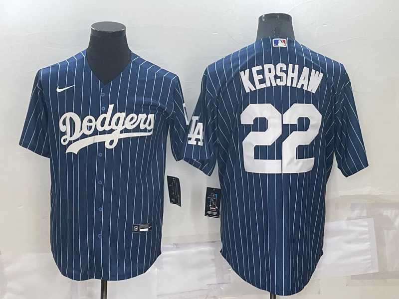 Men's Los Angeles Dodgers Clayton Kershaw Blue Fashion Baseball Jersey