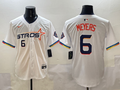 Men's Houston Astros Jake Meyers White 2025 City Connect Limited Player Jersey