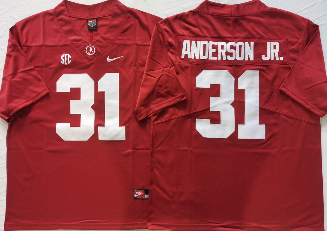 Men's Alabama Crimson Tide Will Anderson Jr Crimson Player Game Jersey
