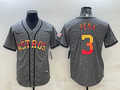 Men's Houston Astros Jeremy Pena Gray Replica Player Jersey