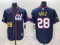 Men's American League Javier Baez Navy 2025 All-Star Edition Limited Player Jersey
