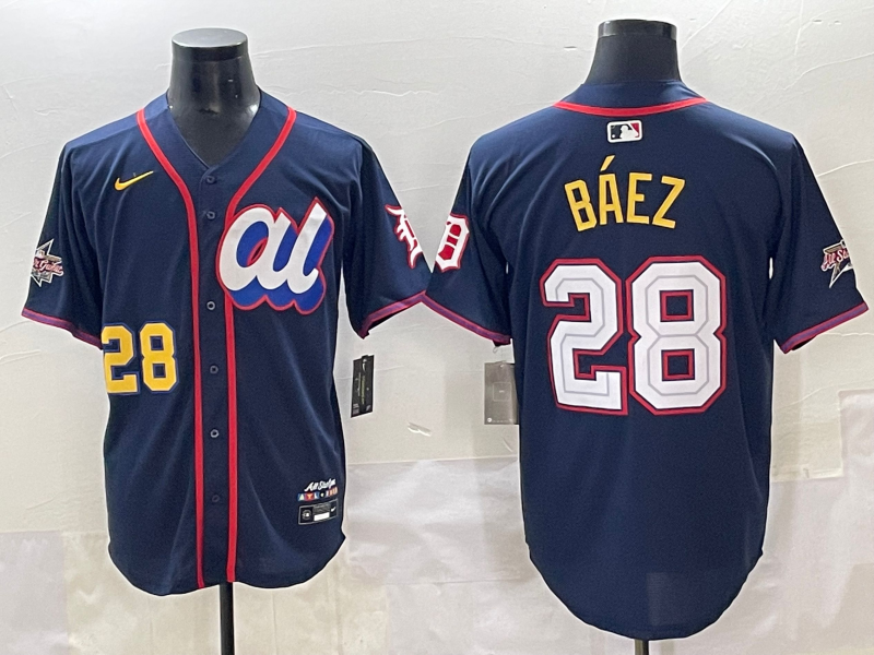 Men's American League Javier Baez Navy 2025 All-Star Edition Limited Player Jersey
