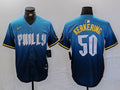 Men's Philadelphia Phillies Orion Kerkering Blue 2024 City Connect Limited Player Jersey