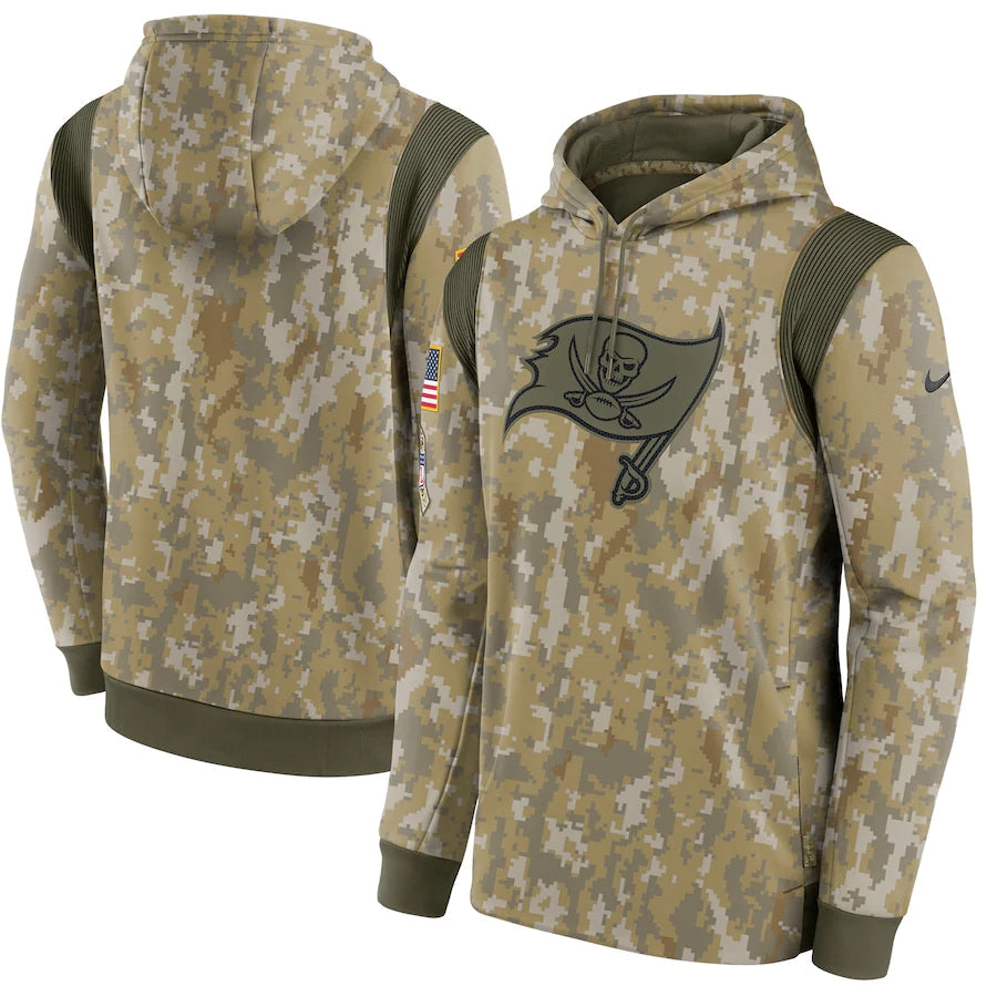 Men's Tampa Bay Buccaneers 2021 Salute to Service Hoodie Camouflage