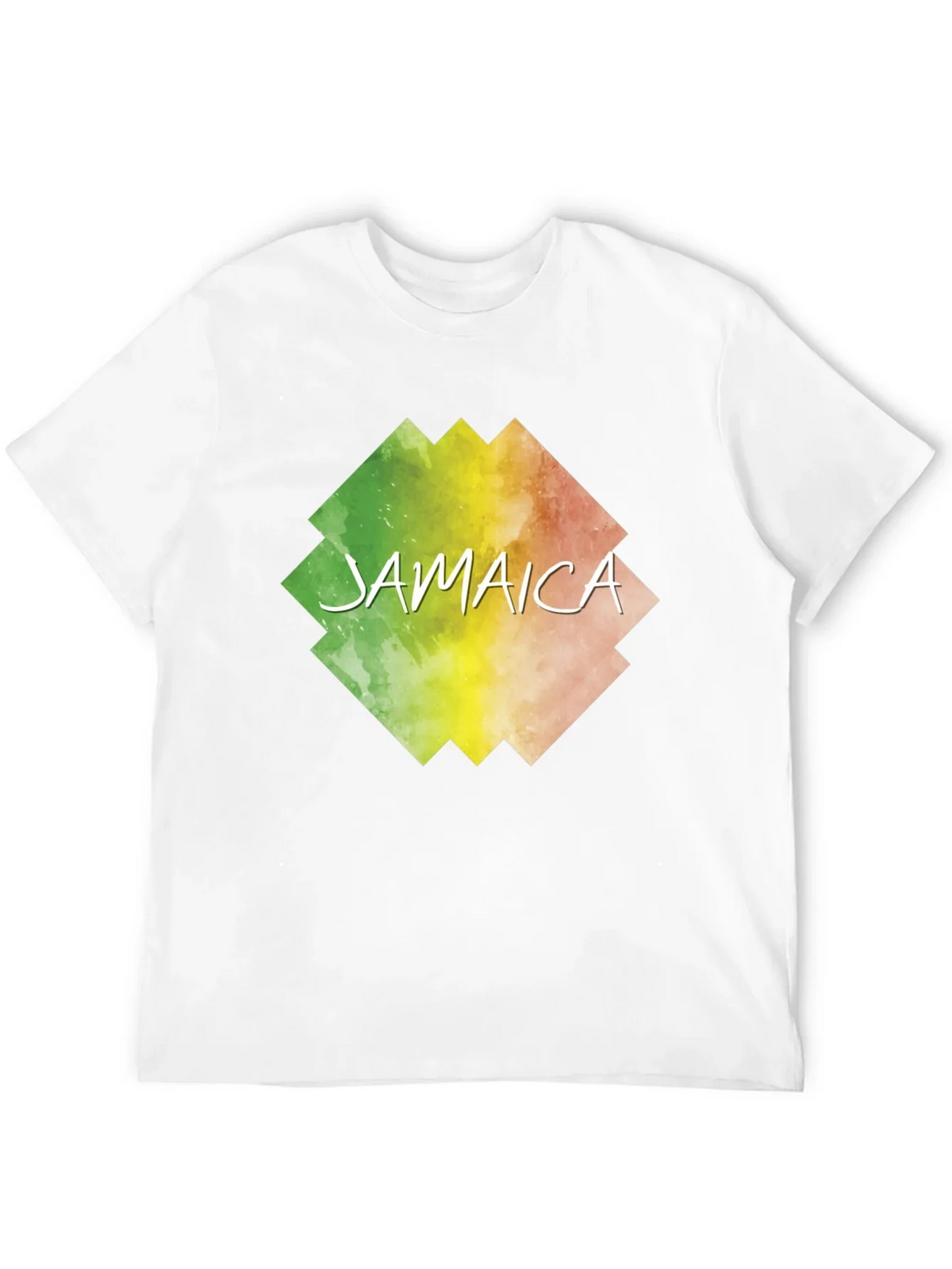Jamaica Graphic Print Black T-Shirt