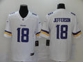 Men's Minnesota Vikings Justin Jefferson White Player Game Jersey