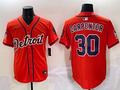 Men's Detroit Tigers Kerry Carpenter Orange Game Player Jersey