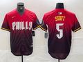 Men's Philadelphia Phillies Bryson Stott Red 2024 City Connect Limited Player Jersey