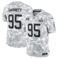 Myles Garrett Cleveland Browns  2024 Salute to Service Limited Jersey - Arctic Camo