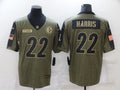 Men's Pittsburgh Steelers Najee Harris Brown Game Jersey