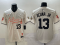 Men's Atlanta Braves Ronald Acuna Jr. White Alternate Player Jersey