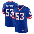 Harry Carson New York Giants  Classic Retired   Game Jersey - Royal